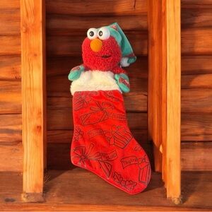 22” Elmo PlushChristmas Stocking Animated & Sings  Sesame Street